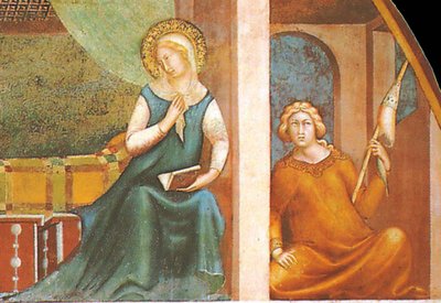A Anunciação de Barna da Siena